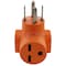 Ac Works Plug Adapter, 6-30R, 14-30P, 6-30P, 14-30P, 0 ft., Orange AD1430630 - alternate 5